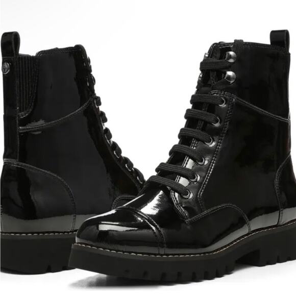 DONALD PLINER LACEUP BOOT Sz 8 - Picture 2 of 5